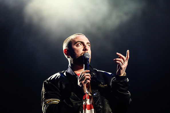 Mac Miller performs on the Camp Stage during day 1 of Camp Flog Gnaw Carnival 2017 at Exposition Park in Los Angeles, Calif., on Oct. 28, 2017. (Rich Fury/Getty Images)