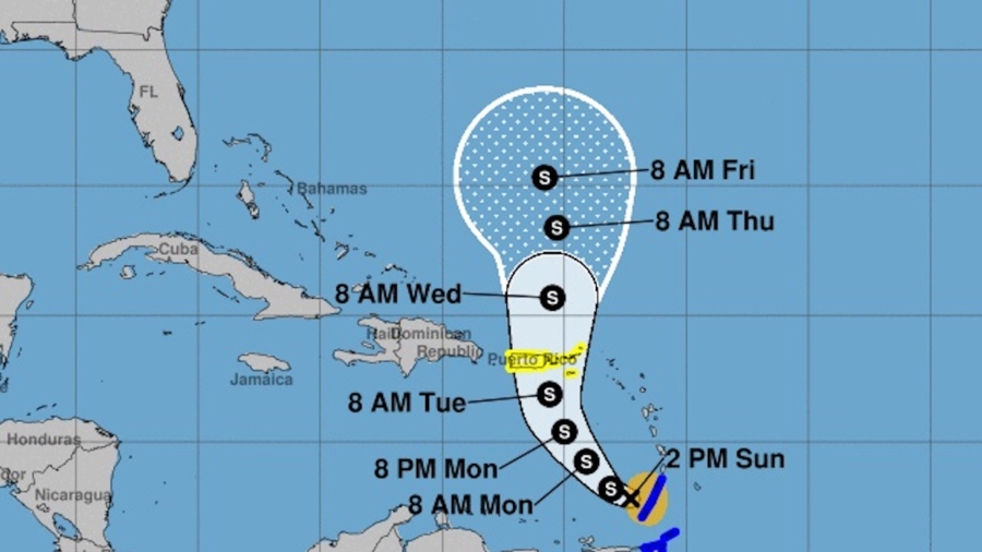 Tropical Storm Karen Set to Approach Puerto Rico