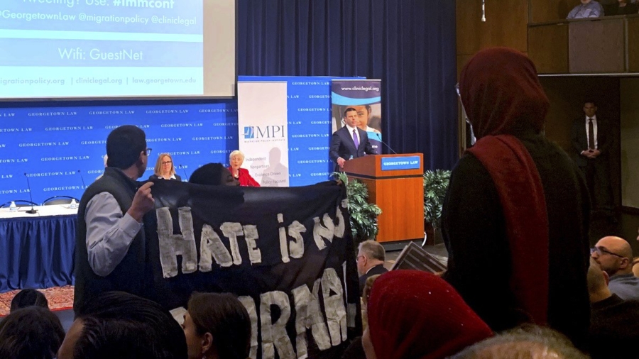 Immigration Activists Shut Down Speech From Acting Homeland Security Secretary at Georgetown University
