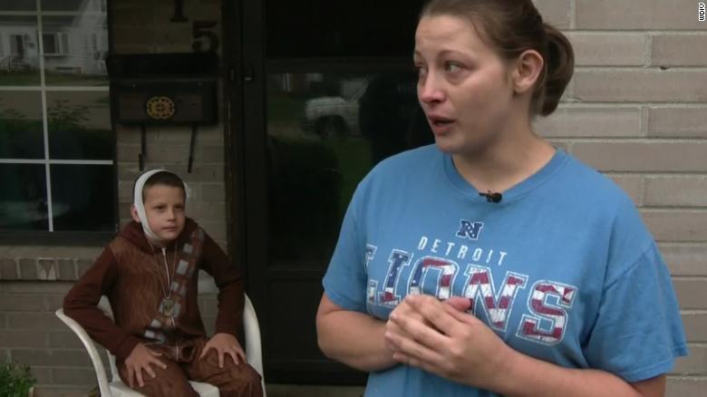 Michigan boy suffers second degree burns in "fire challenge." (CNN)