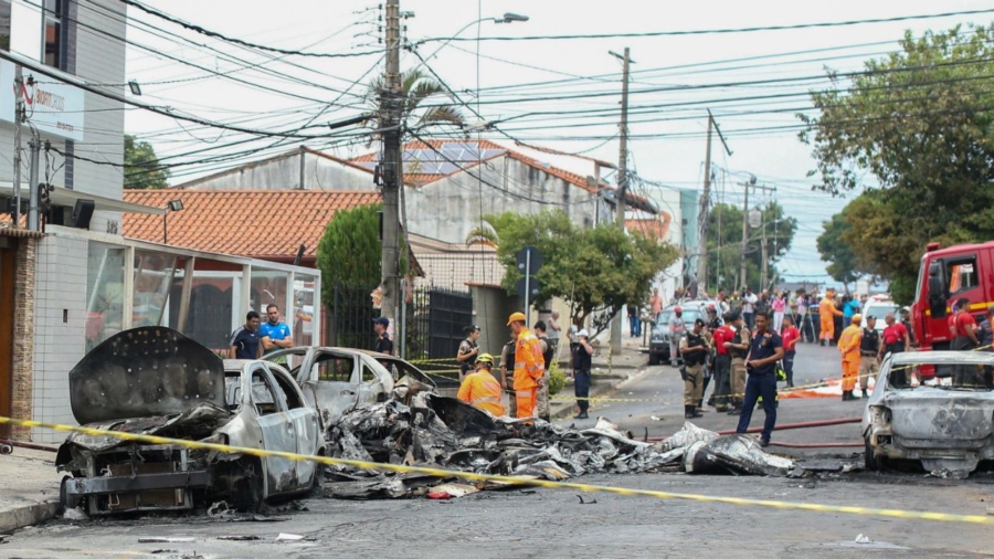 Small Plane Crashes in Brazilian Street Killing at Least 3 People: Firefighter