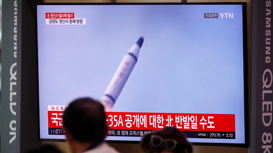 North Korea Fires Ballistic Missile, Possibly From Submarine, Days Before Talks