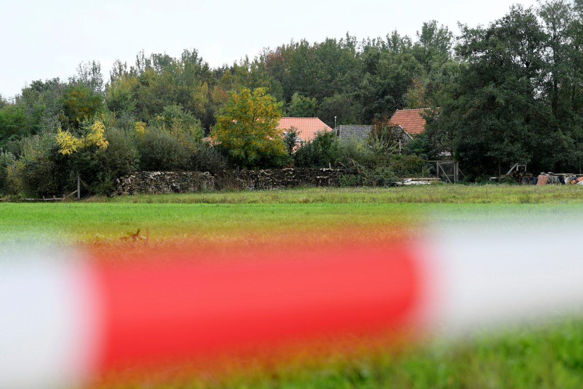 A general view of a remote farm where a family spent years locked away in a cellar, according to Dutch broadcasters' reports, in Ruinerwold, Netherlands on Oct. 16, 2019. (Eva Plevier/Reuters)