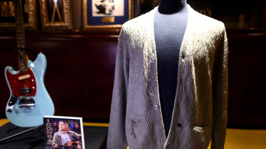Kurt Cobain’s Green Cardigan Was Sold for a Record-Breaking $334,000