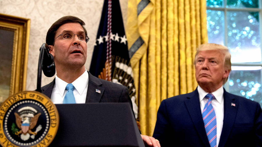 Defense Secretary Mark Esper Says He Won’t Cooperate With Impeachment Inquiry