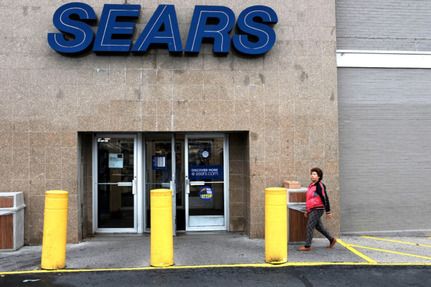 People walk into a Sears store in the Brooklyn borough of New York City on Oct. 15, 2018. (Spencer Platt/Getty Images)