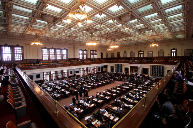 The Texas House of Representatives taken inside the State Capitol building (Texas State Library and Commissions/Flickr)