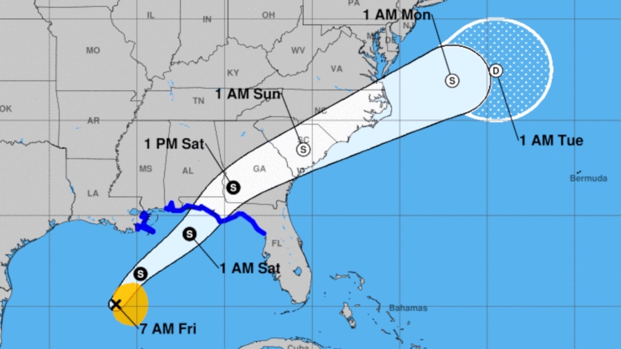 Tropical Storm Likely Along Gulf Coast, Storm Warnings Issued: NHC Says