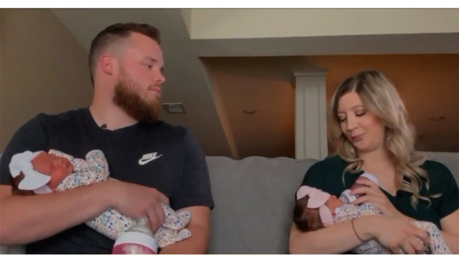What Are the Odds? Twin Has Twin Daughters Born on His Birthday