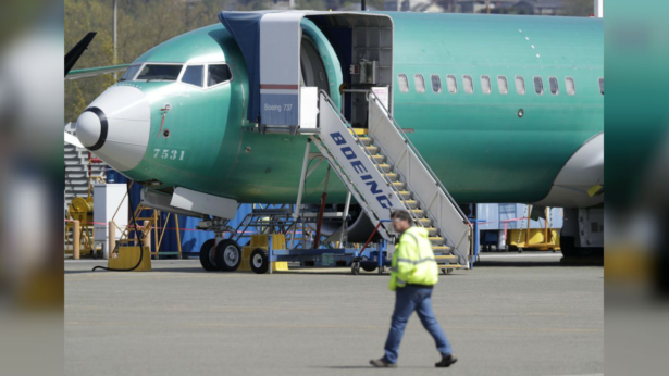 a Boeing 737 MAX 8 airplane