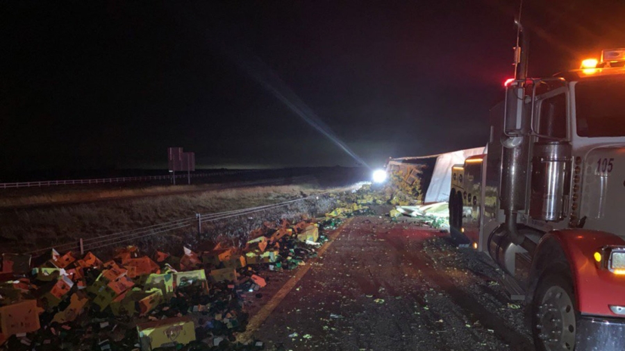 Truck Accident Leaves Thousands of Avocados Spilled on Texas Highway