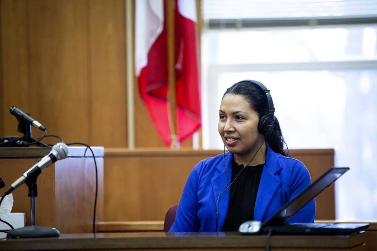 Alejandra Cervantes Valle, an aunt of Cristhian Bahena Rivera, testifies.