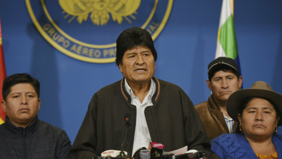 Trump Hails Resignation of Bolivia’s President Evo Morales