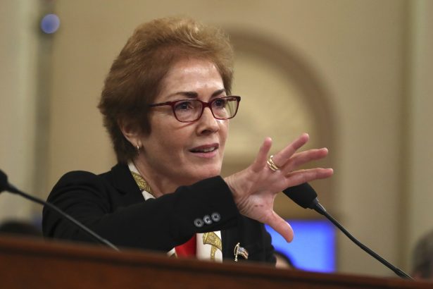 Former U.S. Ambassador to Ukraine Marie Yovanovitch testifies before the House Intelligence Committee on Capitol Hill in Washington, on Nov. 15, 2019. (Andrew Harnik/AP Photo)