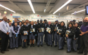 Mail Carriers Receive Award for Driving One Million Miles Accident-Free