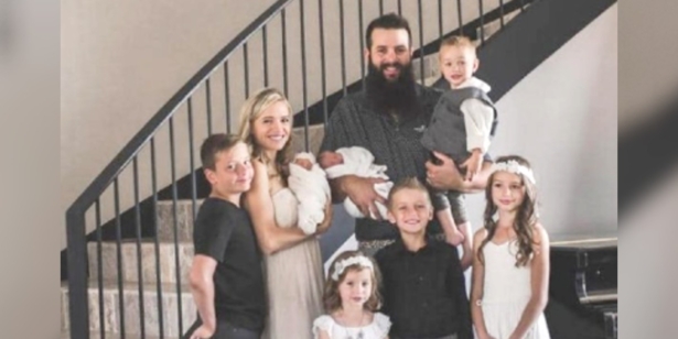 This photo shows Howard Jackob Miller, Jr., Rhonita Maria Miller, infant twins Titus Alvin Miller and Tiana Griciel Miller, and Krystal Bellaine Miller, who all died in the attack. Howard Miller, the adult male pictured, is alive and is not believed to have been present at the attack. (Courtesy of Jhon LeBaron)