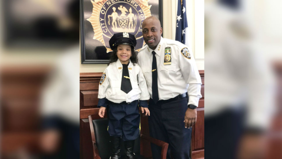 Young Girl Rescued From Under Subway Car Is Made an Honorary NYPD Officer