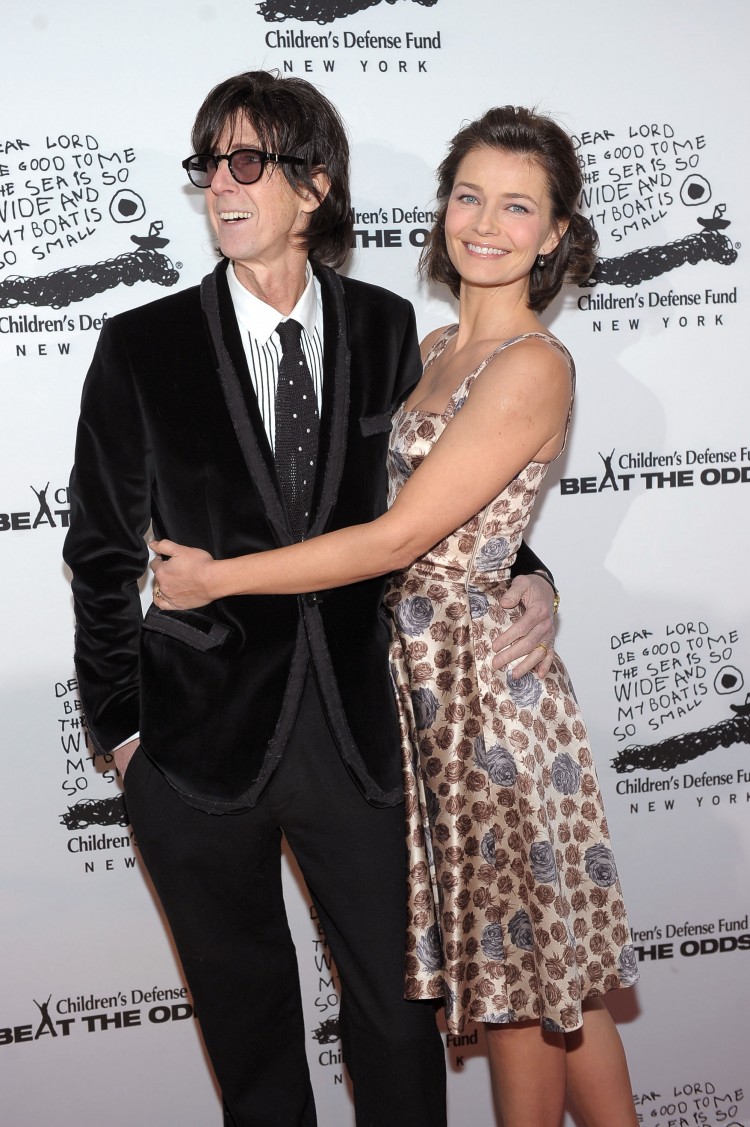 Musician Ric Ocasek and model Paulina Porizkova attend the 20th Anniversary Celebration of the Children's Defense Fund's Beat the Odds Program at Guastavino's in New York City on Dec. 6, 2010. (Michael Loccisano/Getty Images)