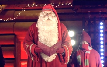 Santa Claus Opens Christmas Season in His Arctic Hometown
