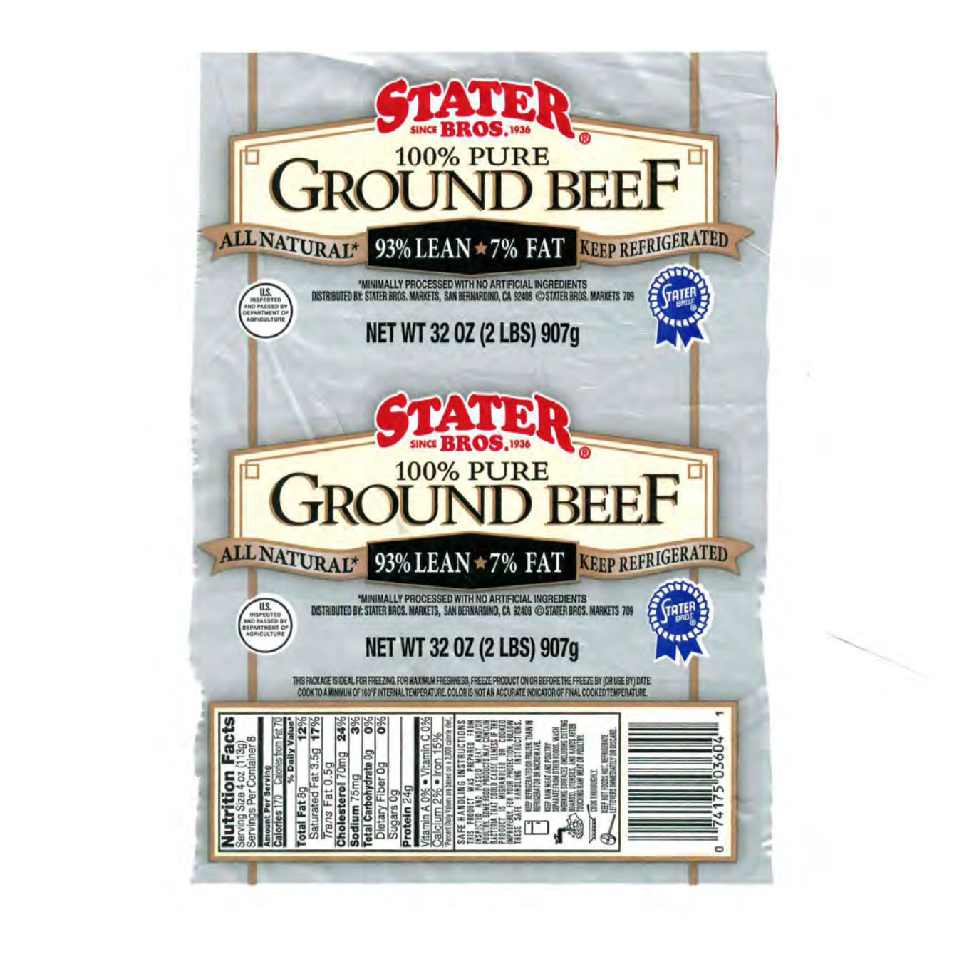 ground beef- central valley meats co. - recall