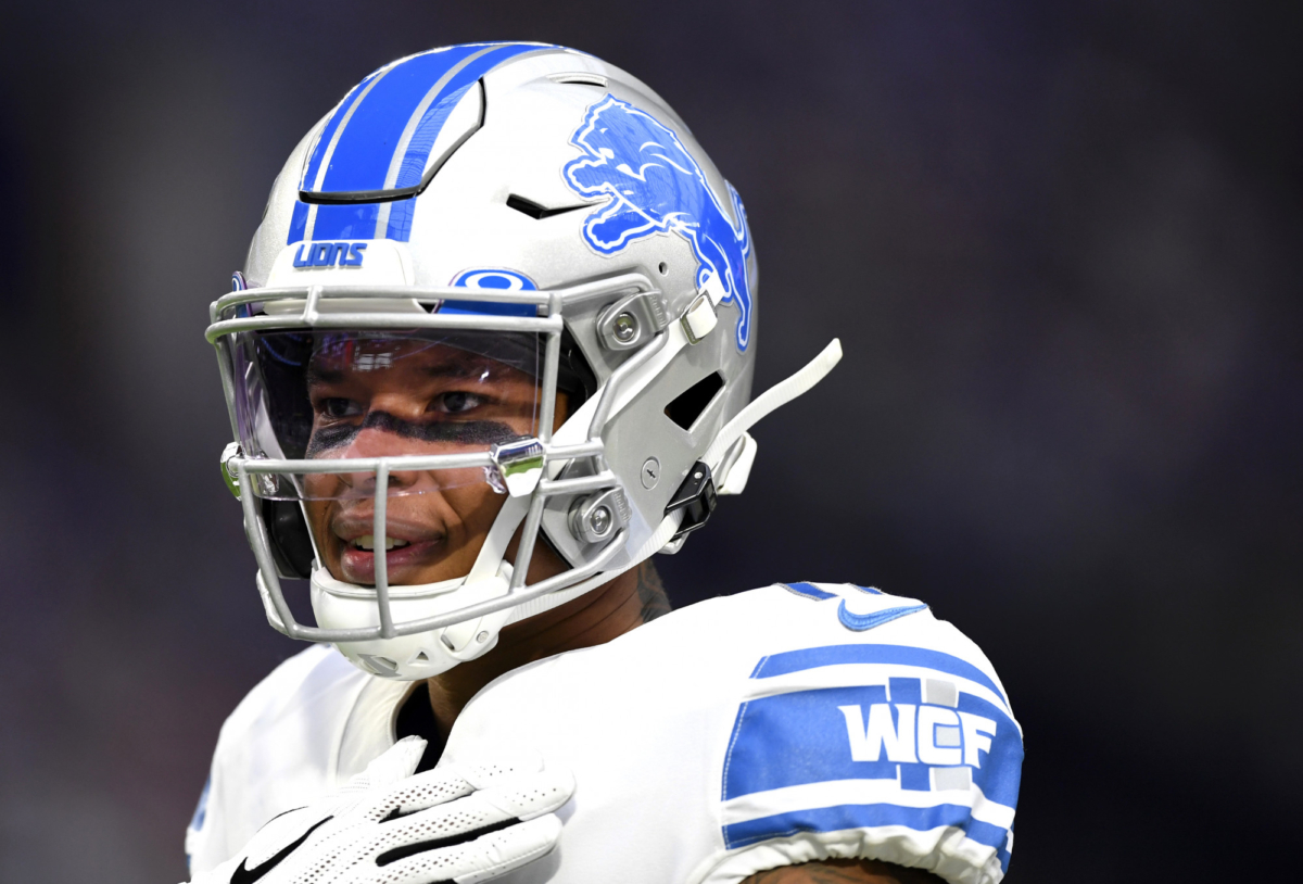 Detroit Lions wide receiver Marvin Jones #11 warms up prior to the game against the Minnesota Vikings at Bank Stadium in Minneapolis, Minn., on Dec. 8, 2019. (Hannah Foslien/Getty Images)