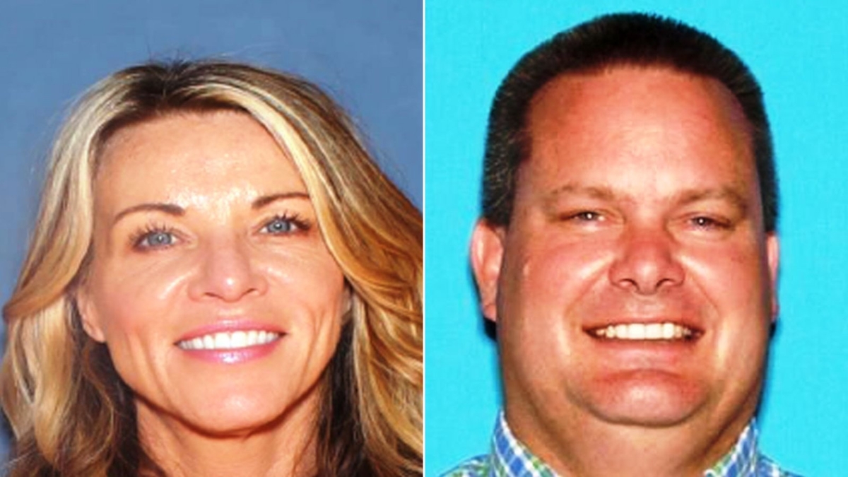 Police are looking to question Lori Vallow (L), and Chad Daybell (R). (Rexburg Police Department)