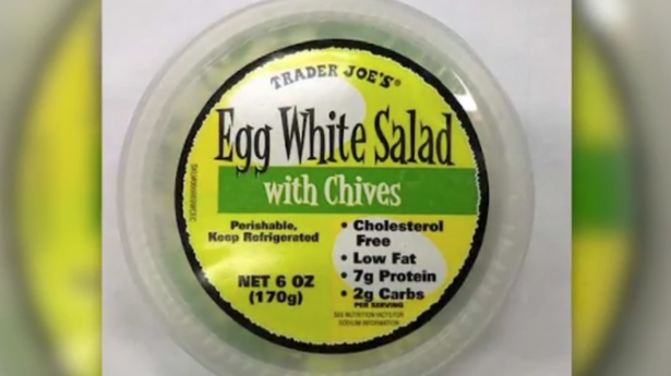 Trader Joe's Egg White Salad is recalled over listeria concerns. (FDA)