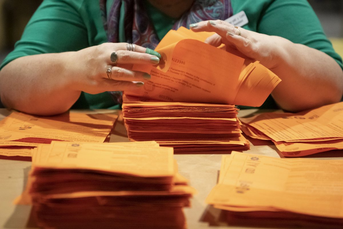 Ballot papers are counted in a file photo (Matthew Horwood/Getty Images)