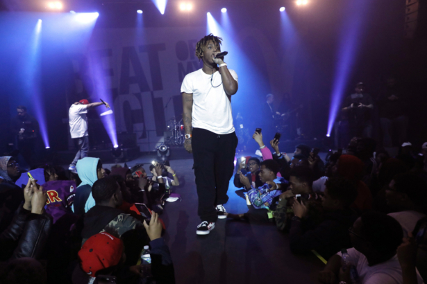 Juice WRLD performs during McDonald's Beat Of My City Chicago in Chicago, Ill., on Oct. 17, 2019. (Jeff Schear/Getty Images for McDonald's)