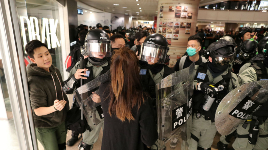 Hong Kong Protesters Gather at Malls to Remember Metro Station Attack
