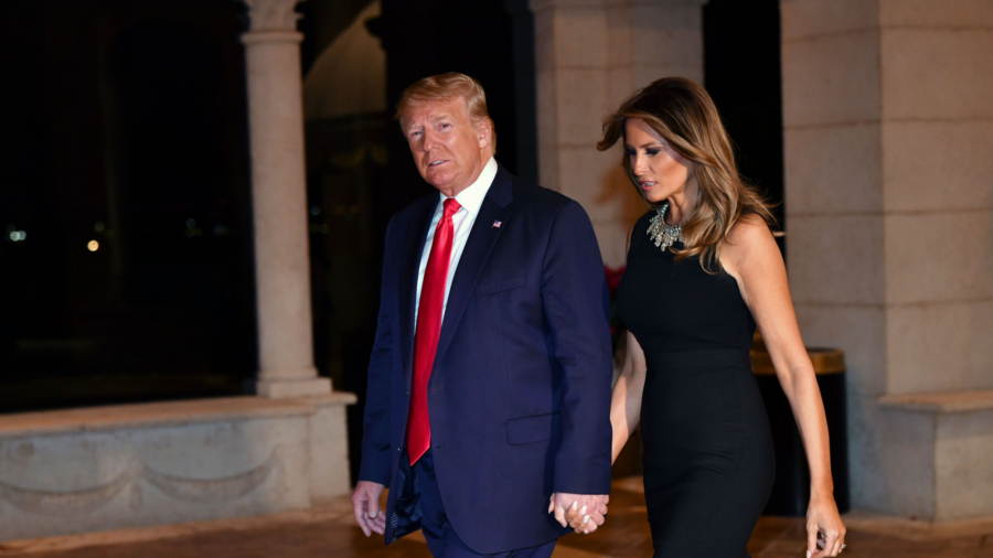 Trump Gets Melania a ‘Beautiful Card’ for Christmas but Is ‘Still Working’ on a Present