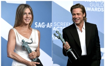 ‘Parasite’ Wins at SAG Awards, so Do Pitt and Aniston