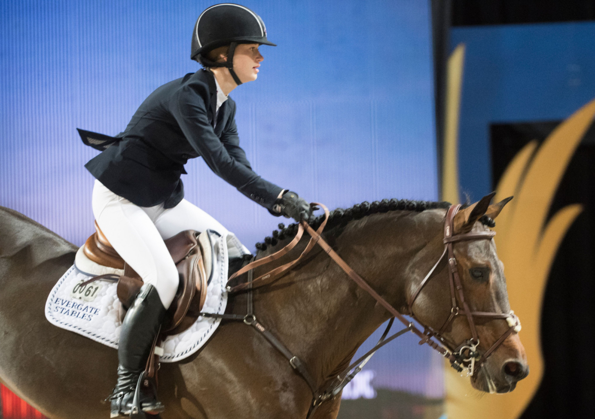 Jennifer Gates horseback riding