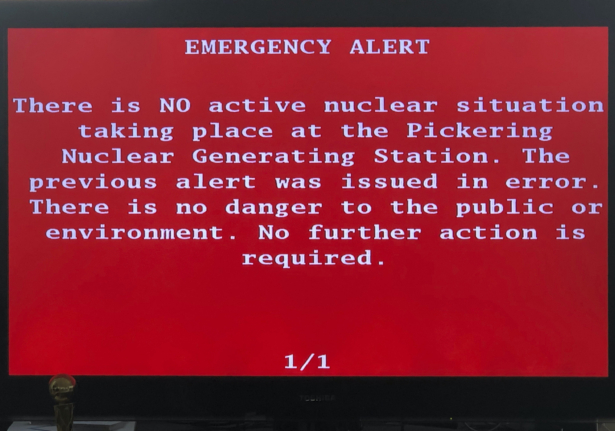 No Emergency Nuclear Alert