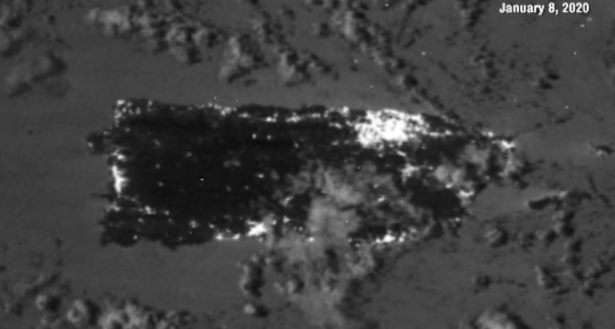 Satellite images taken at night are showing just how much of Puerto Rico doesn't have any power. Some people may be without power for over a year.(NASA Via CNN screen shot)