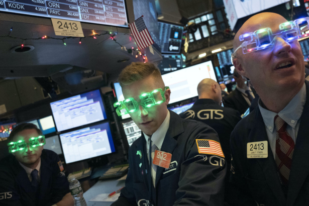 Stock Exchange Fun, New Years Eve