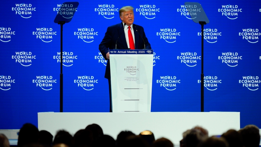 Trump at Davos 2020: America Is ‘In the Midst of an Economic Boom’