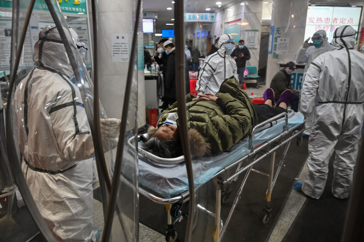 Wuhan patient in hospital