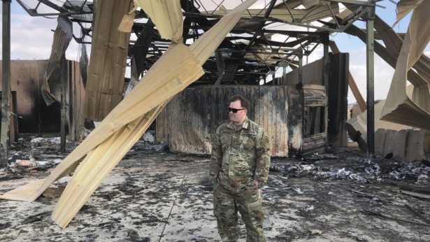 Damage at Ain al-Asad air base