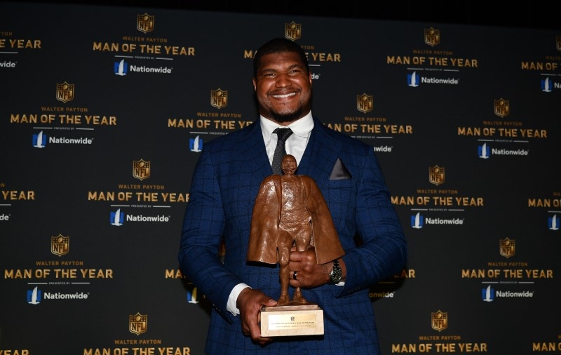 Campbell Wins Walter Payton Man of the Year, Jackson Is Most Valuable Player