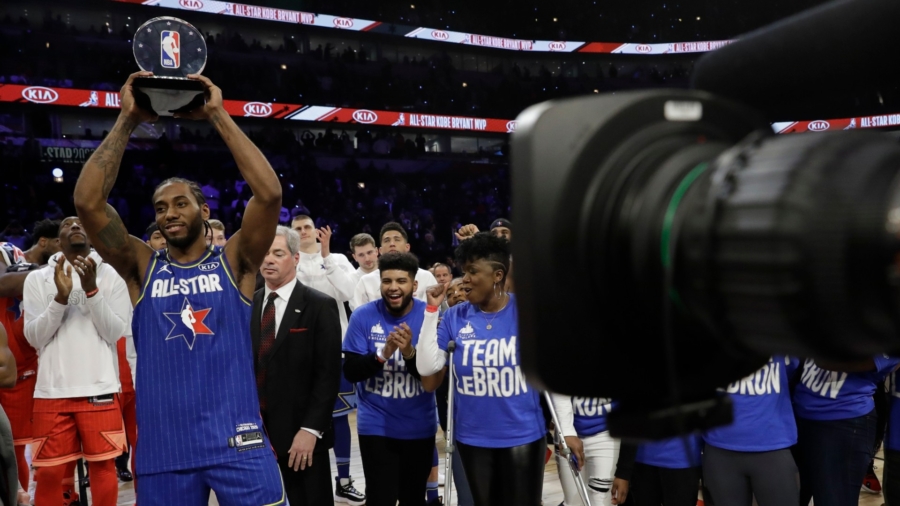 Kawhi Leonard Wins First Kobe Bryant All-Star MVP Award