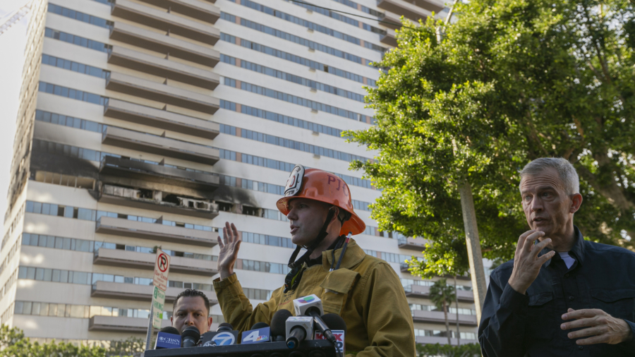 Man, 19, Gravely Injured in Los Angeles High-Rise Fire Dies