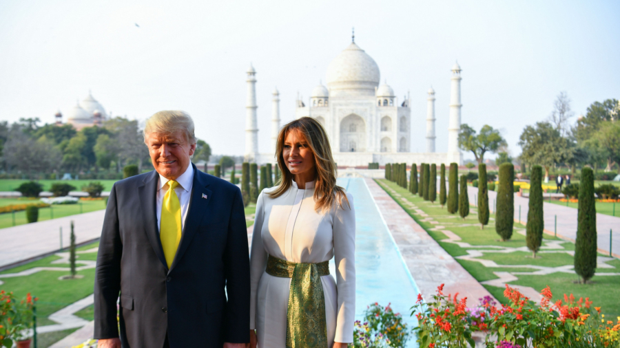 Trump Visits Taj Mahal, Says It ‘Inspires Awe’