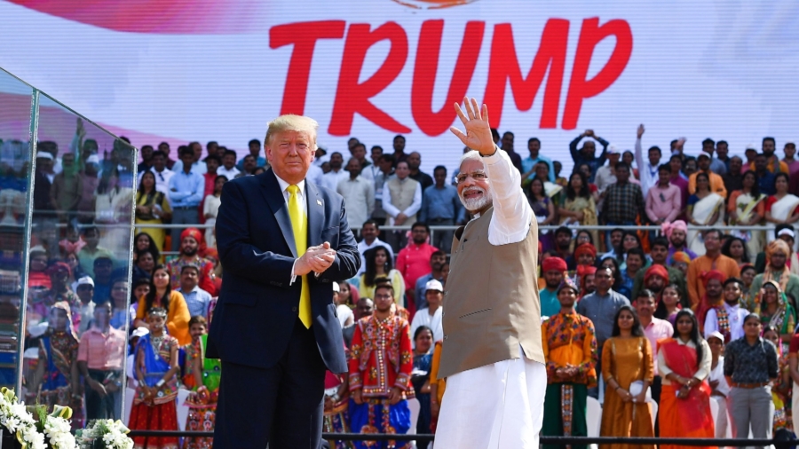 ‘Namaste Trump:’ Indian Prime Minister Holds Huge Rally for President’s Visit