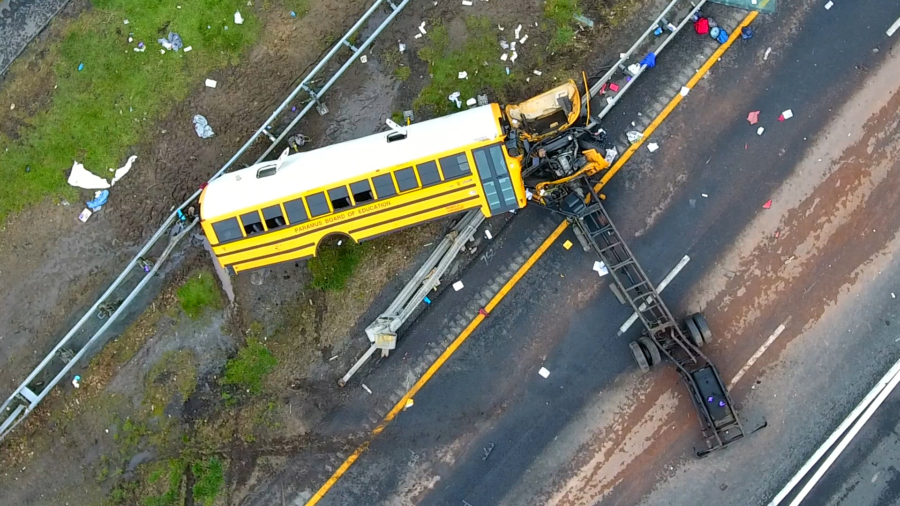 Driver in Fatal I-80 School Bus Crash Sentenced to 10 Years