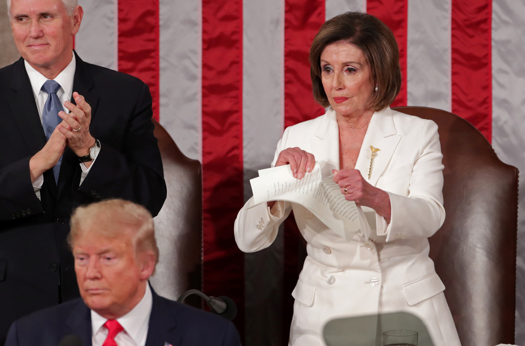 Pelosi Explains Why She Ripped up Trump’s Speech