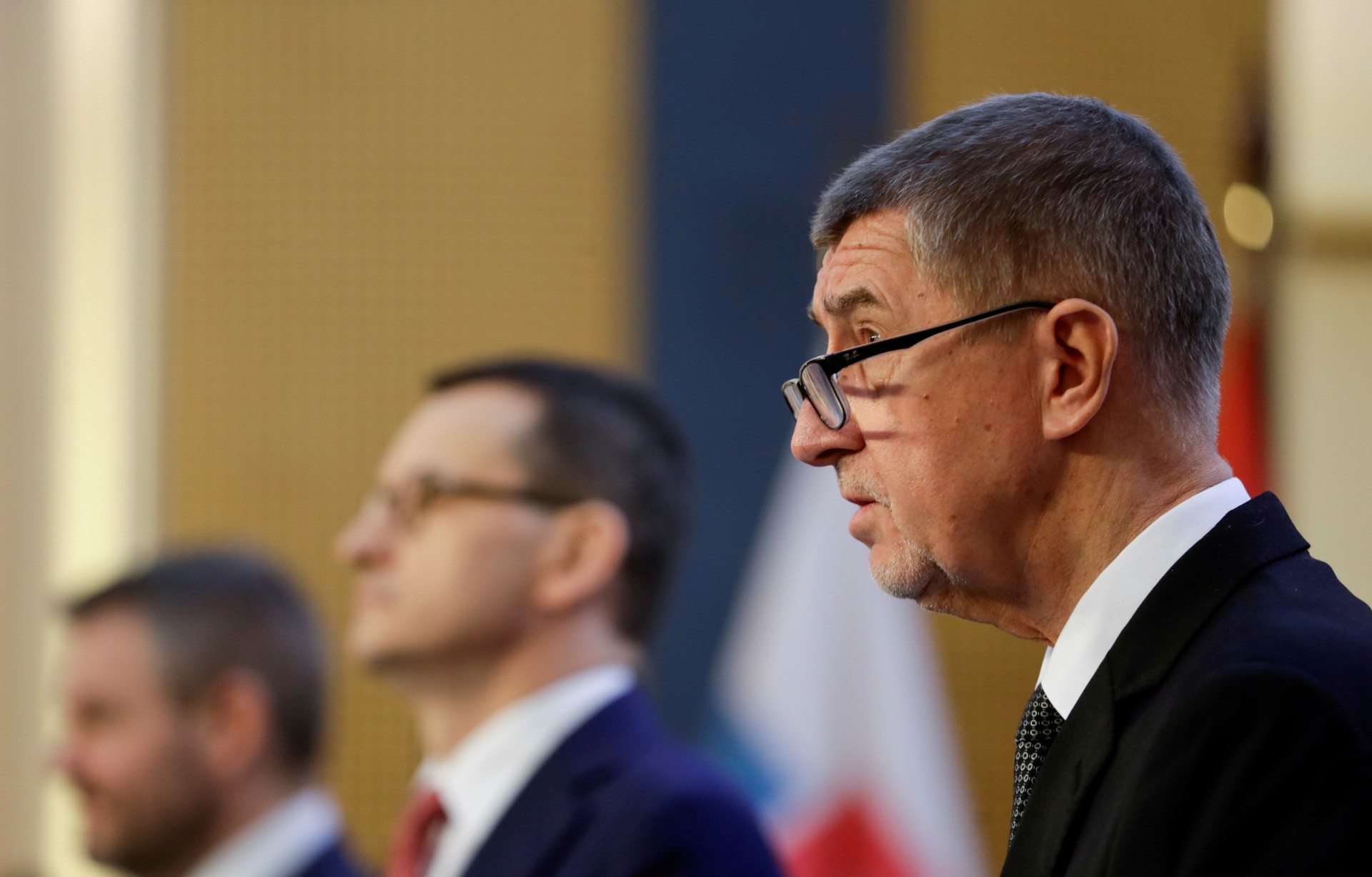 Czech Republic Prime Minister Andrej Babis attends a news conference at a Visegrad 4 summit in Prague, Czech Republic, on March 4, 2020. (David W Cerny/File Photo/Reuters)