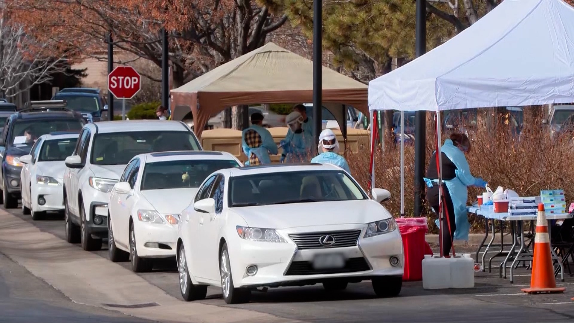 Drive-through testing