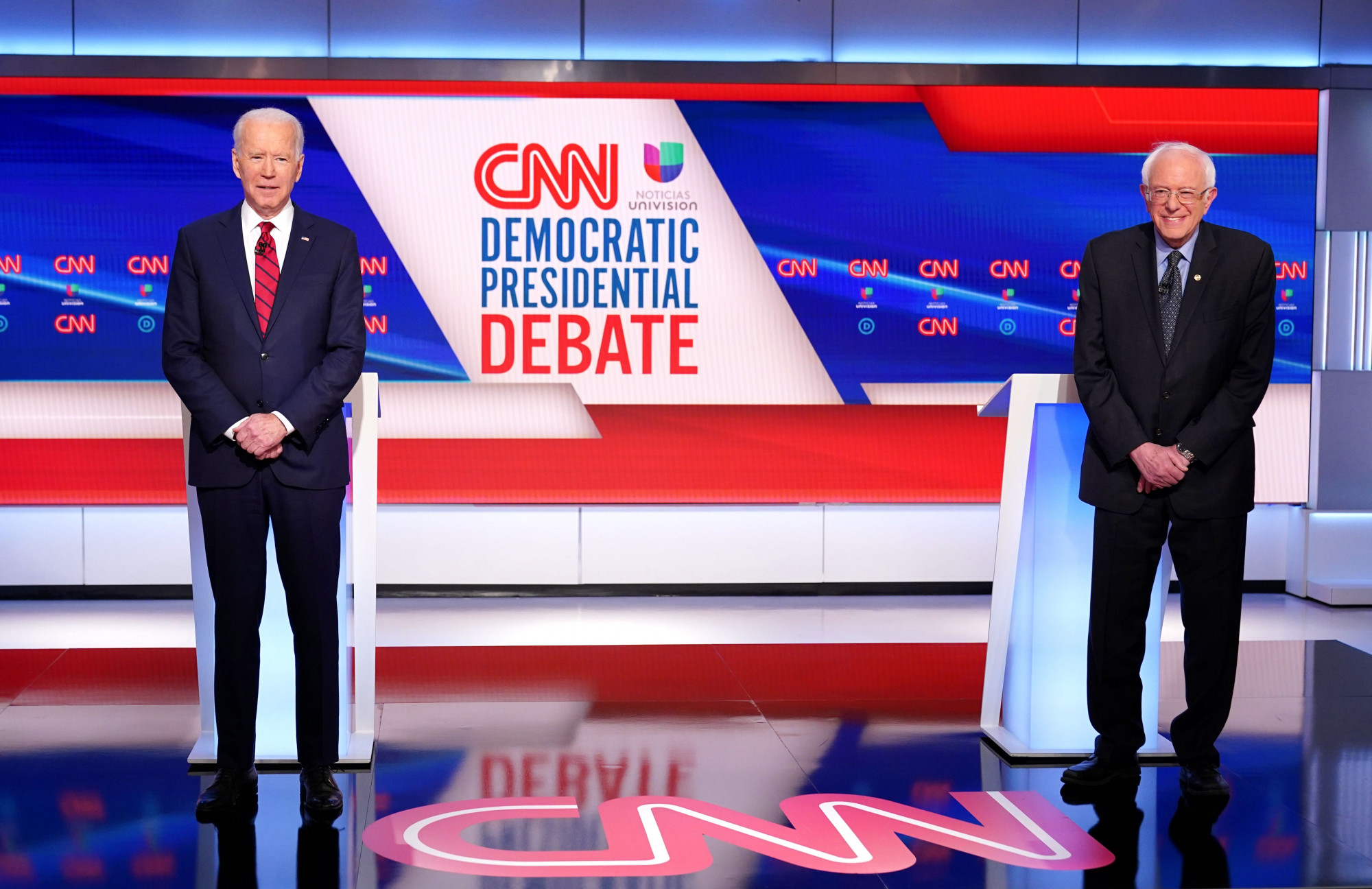 Sanders, Biden Face Off in First One-on-One Debate