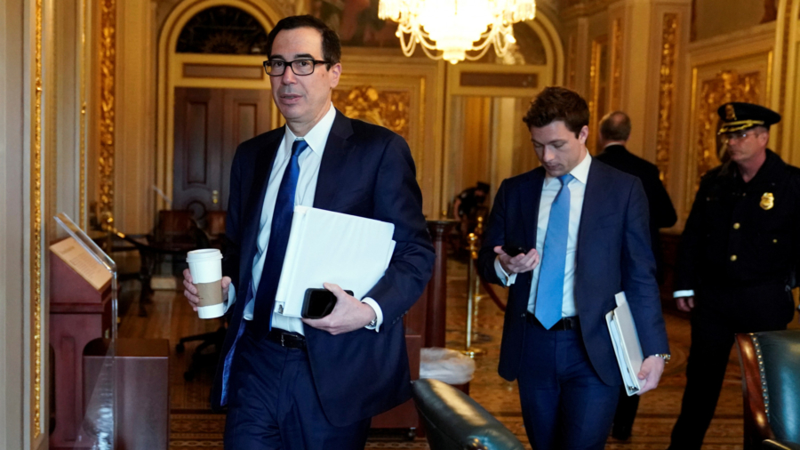 Mnuchin Hopeful $2 Trillion CCP Virus Aid Package Can Be Closed Today